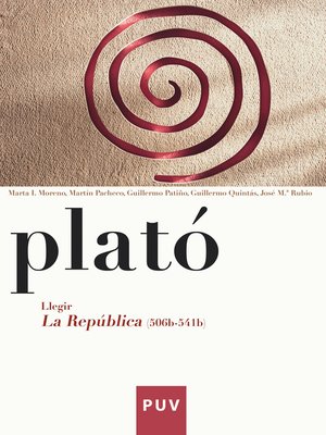 cover image of Plató. Llegir La República (506b-541b)